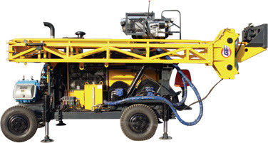 Rad-Anhänger-hydraulische Kern-Bohrmaschine HWL-Saattiefe-1000m