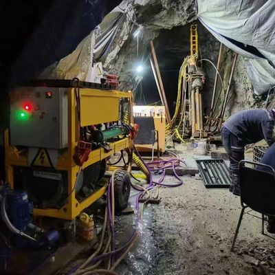Nq 600m volles hydraulisches geologisches unterirdisches Bohrgerät mit höherer Bohrgeschwindigkeit