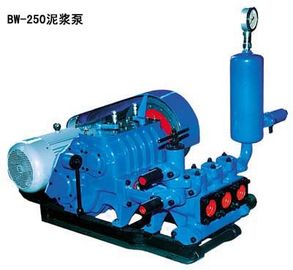 Hohe Leistungsfähigkeit BW250 250L gab horizontale Triplex Spülpumpe des Bergwerk-6MPa aus