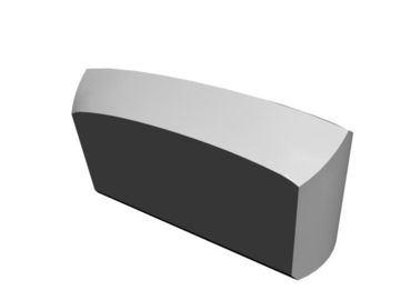 Meißel-Felsen-Stückchen-Wolframhartmetalleinsatz K0 einschneidig für Stoß-Bohren