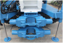 Blauer Selbstgehende Wasser-Brunnenbohrungs-Anlage, Wasser-Brunnenbohrungs-Ausrüstung