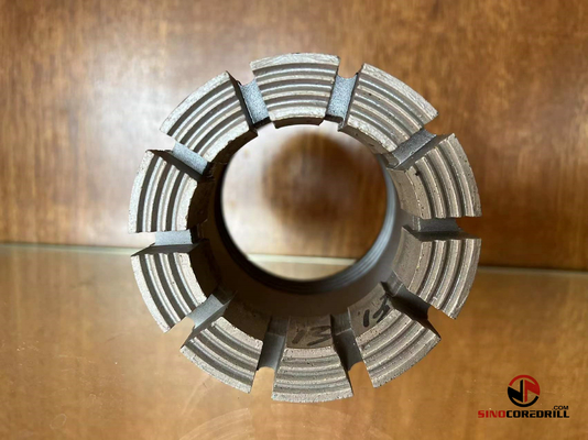 Hardrock-Bergbau 12mm Diamond Core Bit HWL imprägnierte