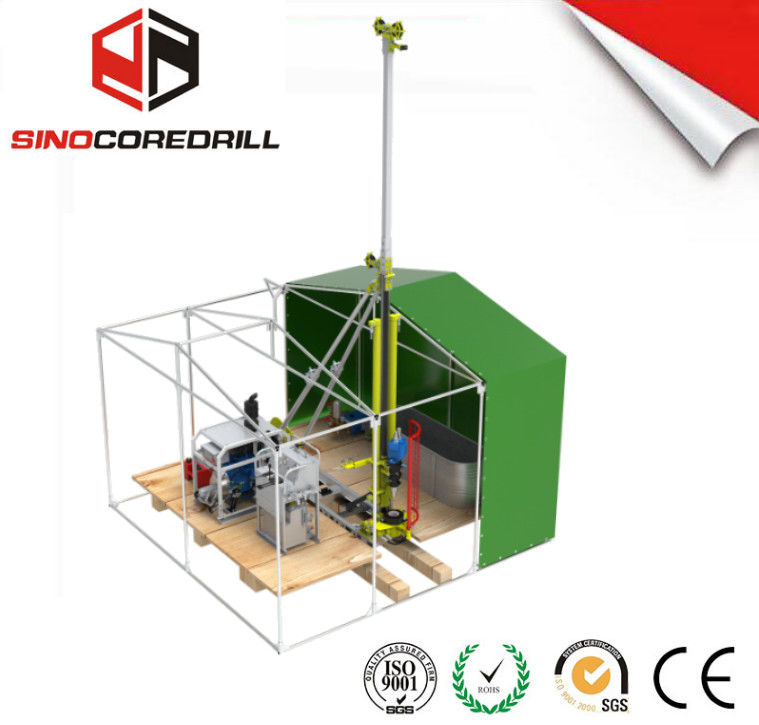 300 M Tiefe Portable Core Drill Rig Leichtbau und Kubota Motor