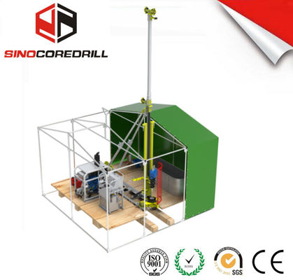 300 M Tiefe Portable Core Drill Rig Leichtbau und Kubota Motor