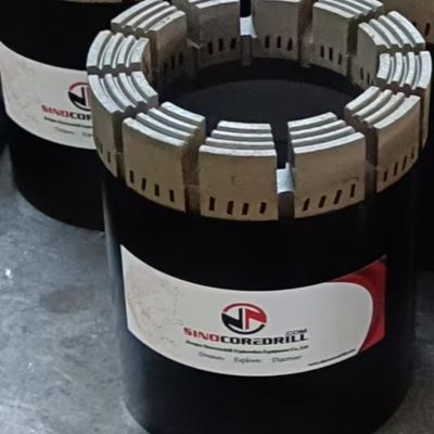 Turbo-Wasserstraßen-Design Diamant-Bit für optimiertes Spülen in gebrochenen Formationen