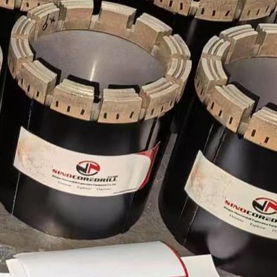 PQ-Matrix-Schicht Diamantkern-Bit optimiert für abrasive Felsformationen