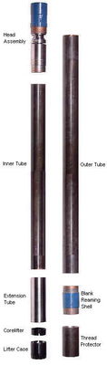 Ein guter Preis. T2 - 76 86 101 Funkleitungs-Kernbohrer-Teile, doppelte Rohr-Kernstoßbohrer-Versammlung 3m - 1.5m Online