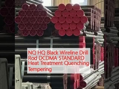 NQ HQ Schwarze Drahtbohrstange DCDMA STANDARD Wärmebehandlung Löschen Tempering