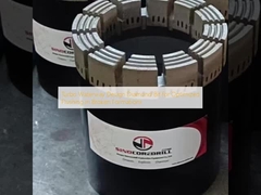 Turbo-Wasserstraßen-Design Diamant-Bit für optimiertes Spülen in gebrochenen Formationen