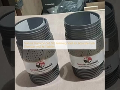 Natürliche Diamant-Set-NQ-Räumenschalen für genauen Lochdurchmesser und Bit-Stabilität